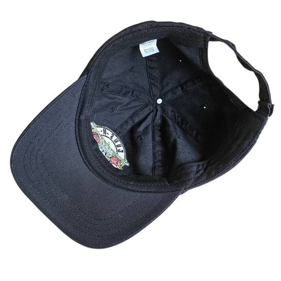 Guns N' Roses black cotton baseball cap adjustable strap logo on front - Picture 5 of 5
